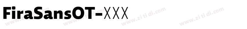 FiraSansOT字体转换