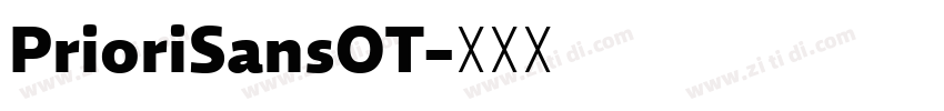 PrioriSansOT字体转换 PrioriSansOT字体转换