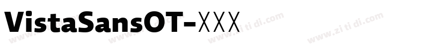 VistaSansOT字体转换