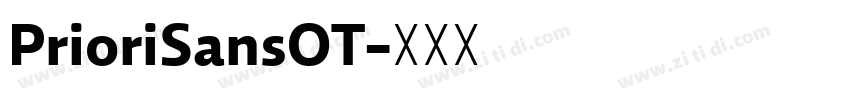 PrioriSansOT字体转换 PrioriSansOT字体转换