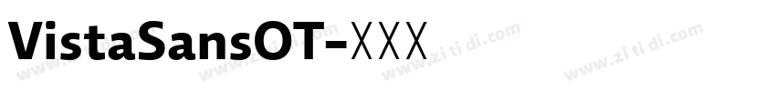 VistaSansOT字体转换