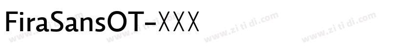 FiraSansOT字体转换