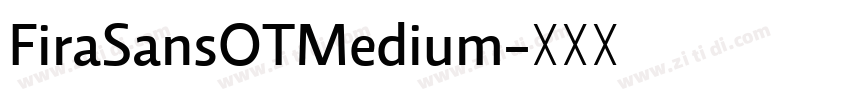 FiraSansOTMedium字体转换