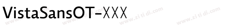 VistaSansOT字体转换