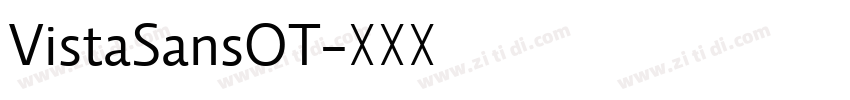 VistaSansOT字体转换
