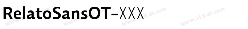 RelatoSansOT字体转换