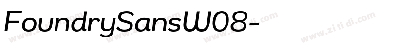 FoundrySansW08字体转换 FoundrySansW08字体转换