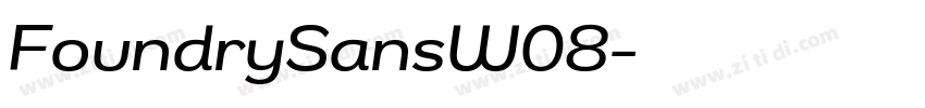 FoundrySansW08字体转换 FoundrySansW08字体转换