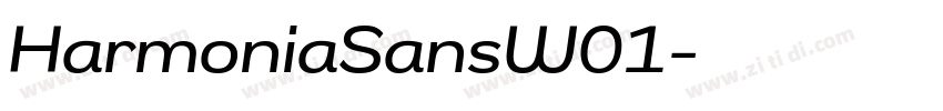 HarmoniaSansW01字体转换