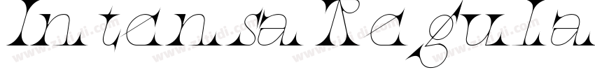 IntensaRegularItali字体转换