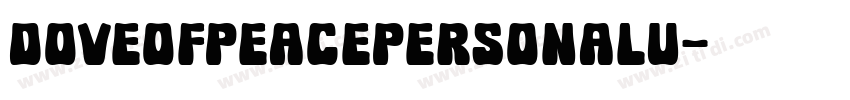 DoveofPeacePersonalU字体转换