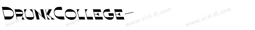 DrunkCollege字体转换