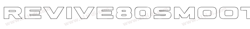 Revive80SmoothSigna字体转换