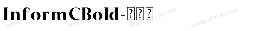 InformCBold字体转换