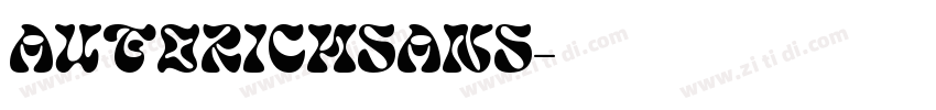AutoRichSans字体转换