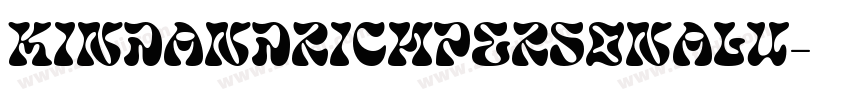 KindandRichPersonalU字体转换