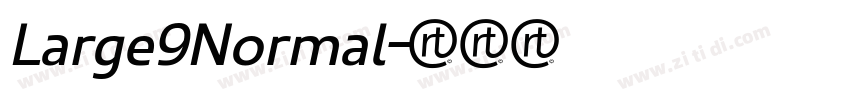 Large9Normal字体转换