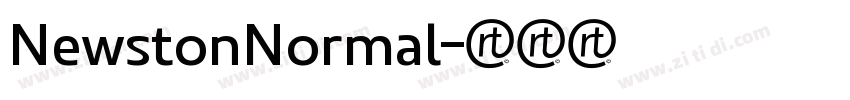 NewstonNormal字体转换