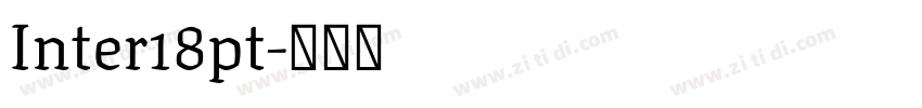 Inter18pt字体转换