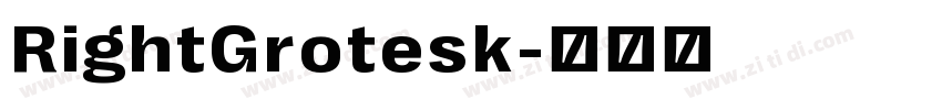 RightGrotesk字体转换