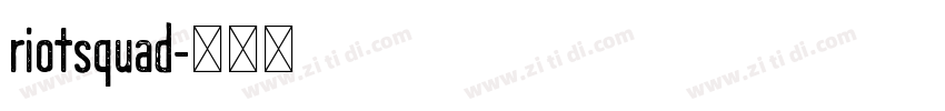 riotsquad字体转换