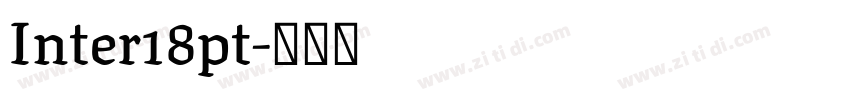 Inter18pt字体转换