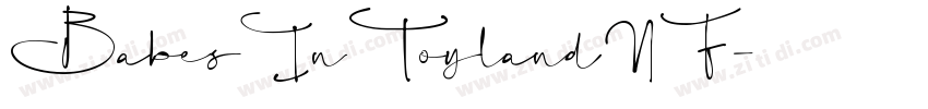 BabesInToylandNF字体转换