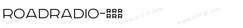 RoadRadio字体转换
