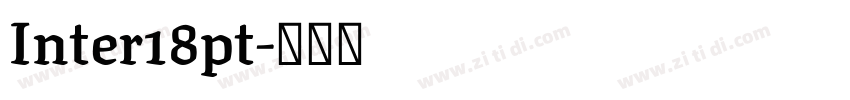 Inter18pt字体转换