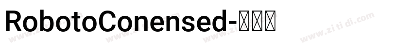 RobotoConensed字体转换