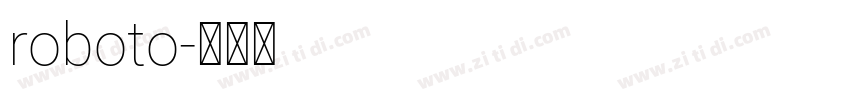 roboto字体转换