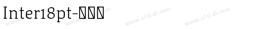 Inter18pt字体转换
