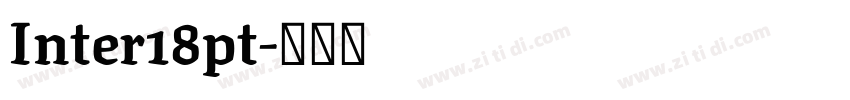 Inter18pt字体转换