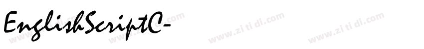 EnglishScriptC字体转换