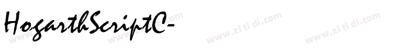 HogarthScriptC字体转换