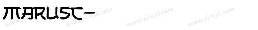 MaruSC字体转换