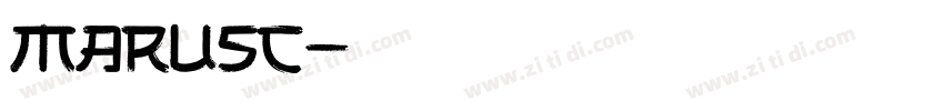 MaruSC字体转换