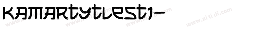 kamartytlest1字体转换