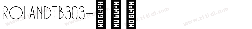 RolandTB303字体转换