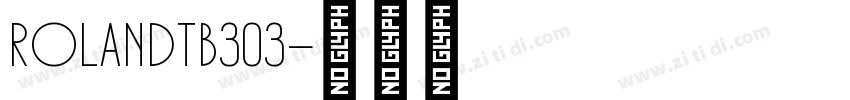 RolandTB303字体转换