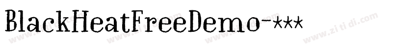 BlackHeatFreeDemo字体转换