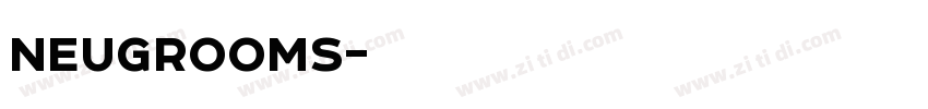 neugrooms字体转换
