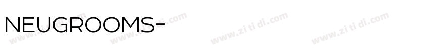 neugrooms字体转换