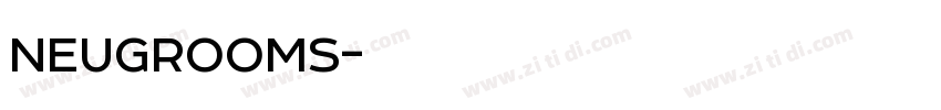 neugrooms字体转换