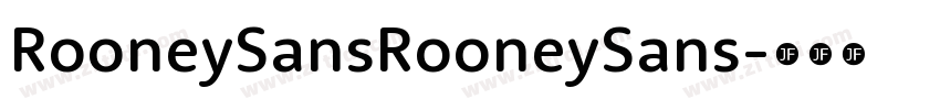 RooneySansRooneySans字体转换
