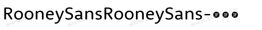 RooneySansRooneySans字体转换