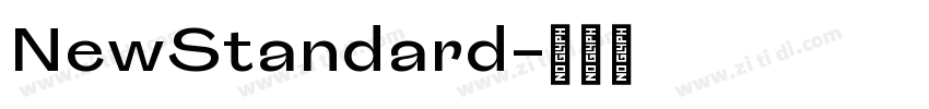 NewStandard字体转换
