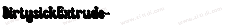 DirtysickExtrude字体转换