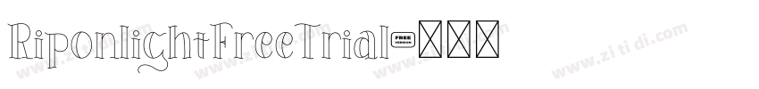 RiponlightFreeTrial字体转换