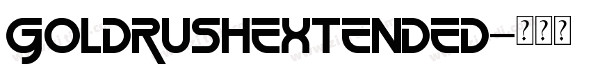 GoldRushExtended字体转换
